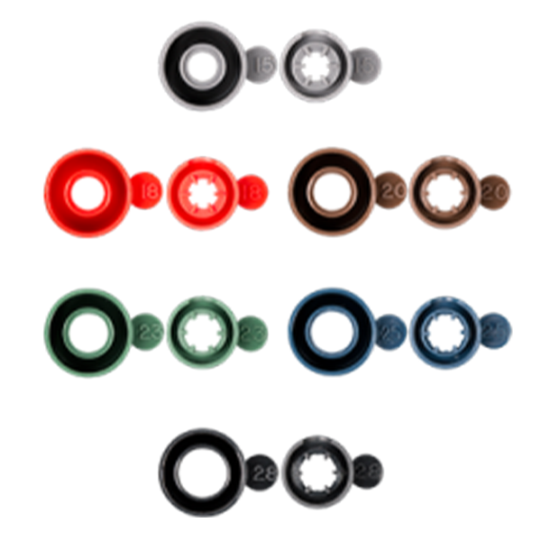 Farebne kódované trysky postrekovačov Hunter I-25