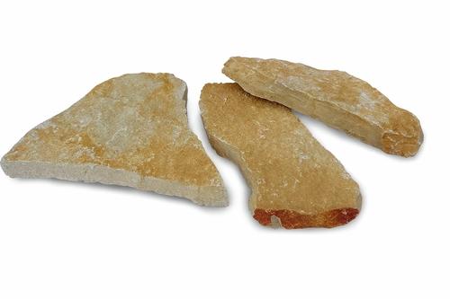 Štiepaný vápenec , šlapák , hr. 4 - 6 cm