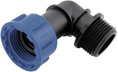 Technoplastic holendrové koleno 1" M x F,  PN6